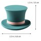 thumbnail image 2 of BEADCEST 2Ud Tapón De Botella Para Vino En Silicona Verde Con Forma De Sombrero Para Fiestas, 2 of 8
