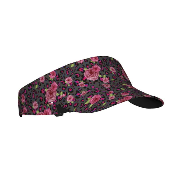 Balery Rose Mix Leopard 2 Gorra deportiva con visera ajustable para mujer y hombre (talla única)