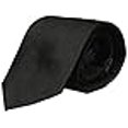 thumbnail image 3 of Bruno Piattelli Men's Solid Silk Tie, Black, One Size, 3 of 4