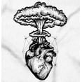 thumbnail image 2 of Heart Nuclear Explosion Symbolic Unisex Plus Fleece Graphic Sweatshirt Brisco Brands 5X, 2 of 5