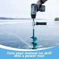 thumbnail image 4 of 2 Pcs Adaptateur de Perceuse-Tarière avec Poignée et Roulements, Diamètre d'Arbre de Sortie 18 Mm/0,720 Pouces, pour Conversion de Glace Pêche, 4 of 6