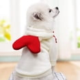 thumbnail image 5 of Dog Hoodie Fruit Clothes, Cute Fleece Dog Sweater Cold Weather Warm Sweatshirt Pet Coat for Dogs Cats White XXL, 5 of 9