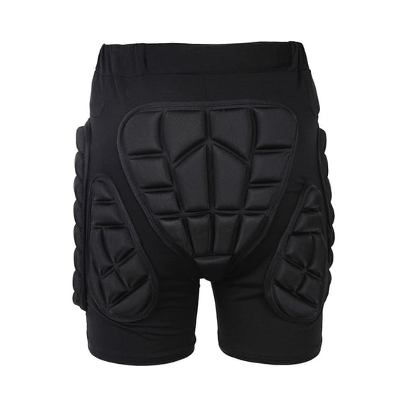 Advancent Patinaje Esquí Almohadilla de cadera Protección Pantalones de cadera Rodillo transpirable para esquiar XL Ciclismo Negro XS