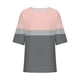 thumbnail image 4 of Fiudx Ofertas Del Día Blusa Holgada Estampada con Manga 3/4, Informal, a La Moda, para Mujer, 4 of 5