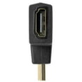thumbnail image 7 of Element-Hz Flat 90º Right Angle Male/Female HDMI Cable Adapter (Opposite ELE1090) Black, 7 of 7