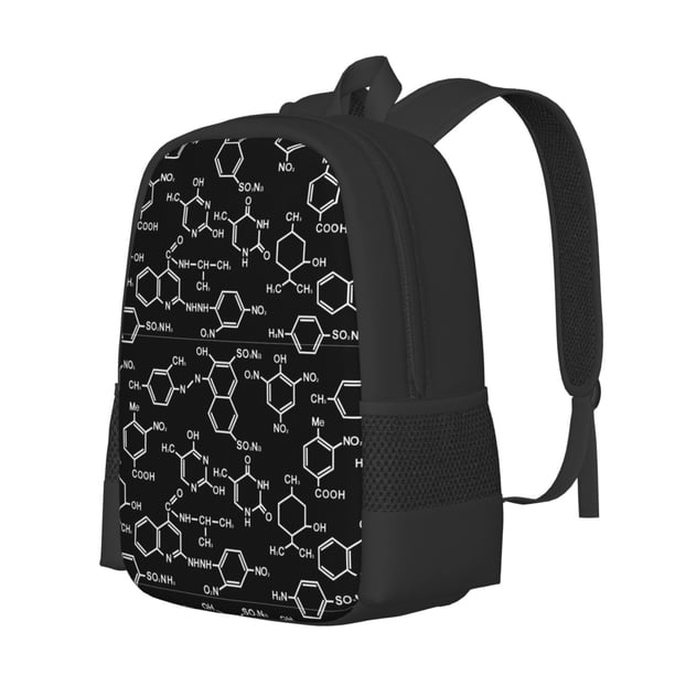 Easygdp Chemistry Formulas 1 Mochila de Gran Capacidad Minimalista Ideal para Escuela, Viajes y Uso Diario