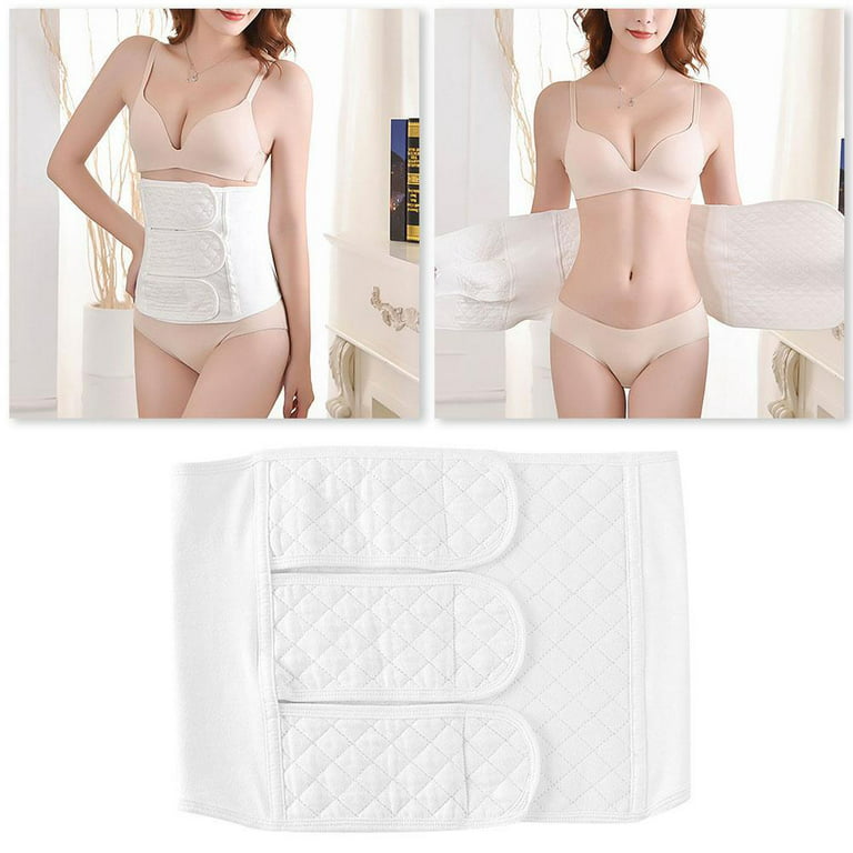 M/L Skin Tone 1 Pcs Seamless Postpartum Belly Band Wrap Underwear, C-Section  Recovery Belt Binder Sl