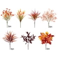 thumbnail image 1 of SDNall Fall Flowers Artificial for Decoration, Simulated Flowers Halloween Thanksgiving Decoration Props Artificial Fake Flowers Persian Maple Leaf Branch Decoration 12Pcs, 1 of 6