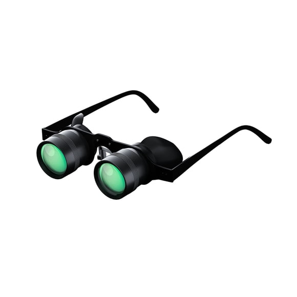 Toystoory Gafas binoculares de pesca, telescopio profesional manos libres, lupa 10x, teatro de alta definición, ópera, niños, tipo 1 Type3 NO3