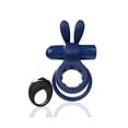 thumbnail image 2 of Screaming O Ohare Rechargeable Silicone Vibrating Penis Ring with Remote Control, Blue, 2 of 3