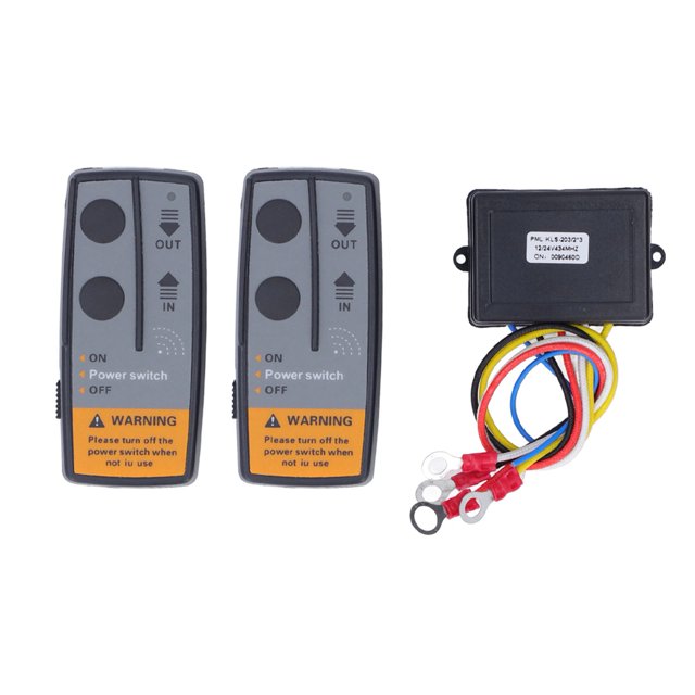 Control remoto de cabrestante, 6 piezas Control remoto de cabrestante inalámbrico universal Interruptor de control remoto de cabrestante impulsado por rendimiento