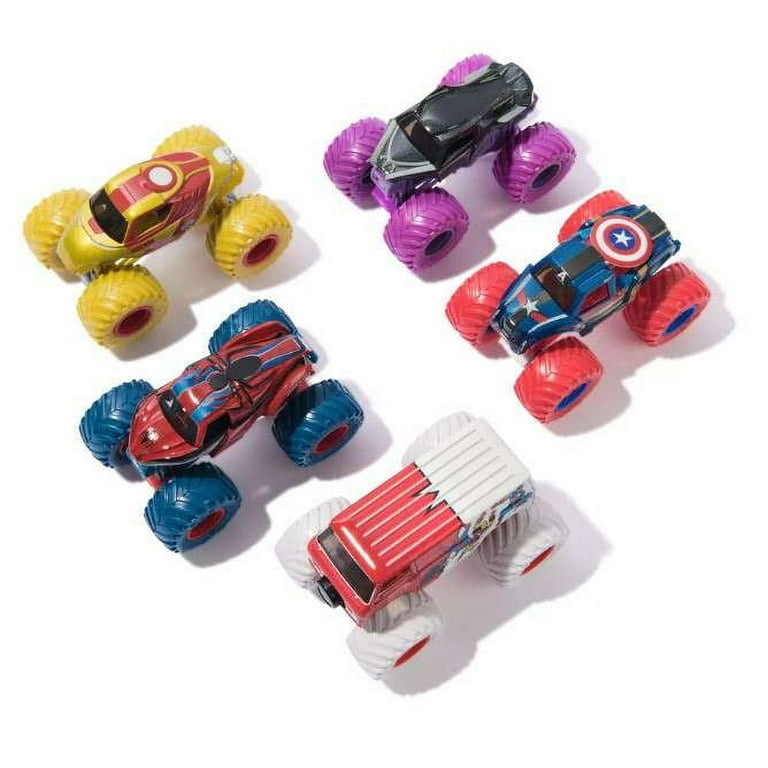 Disney Monster Jam Marvel Vehicles 5pk - 1:64 Scale Toy New