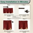 thumbnail image 4 of Park Designs Red Apple Jack Scallop Valance 58''L, 4 of 5