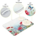 thumbnail image 4 of Wildflowers Dish Drying Mat, Absorbent Microfiber Pad Protector For Kitchen Counter Top Mat Dish Drainboard 16x18in Home Decor, 4 of 7