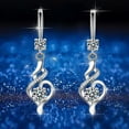thumbnail image 2 of SUSHANG Romantic Zircon Earrings Luxury Simple Water Drops Shiny Diamonds Fashion Women'S Earrings Earrings Zircon Earrings with Diamond Earrings, 2 of 9