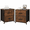 Rust Brown, variant on LIFERECORD Set of 2 Nightstands with Storage Drawers | 20" Tall Bedside Table with Wood Top & Fabric Cabinet for Bedroom, Dorm, Living Room, Black