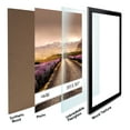 thumbnail image 2 of 212 Main SPF-2030P1-BK 20 x 30 in. Wood Picture Frame with Polished Plexiglass, Black, 2 of 8