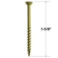 thumbnail image 4 of Grip-Rite PrimeGuard Plus #8 x 1-5/8 in. Gold Wood to Wood Deck Screw 67CT, 4 of 8