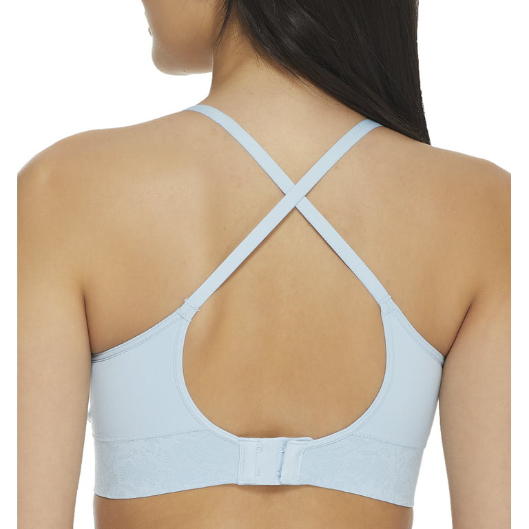 Warner's Women's Easy Does It Dig-Free Band with Seamless Stretch Wireless  Lightly Lined Convertible Comfort Bra Rm0911a