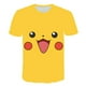 thumbnail image 1 of Camiseta con estampado 3D de Pokémon para niño y niña, ropa informal de Pikachu de dibujos animados, a la moda, de 3 a 14 años, novedad de verano qym unisex, 1 of 2