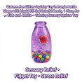 thumbnail image 3 of Watermelon Glitter Squishy Toy with Liquid Filled Bottle Design, 1 Piece, Purple, for Kids and Adults, Sensory Squeeze Toy, 3 of 3