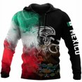 thumbnail image 3 of Sudadera con capucha con estampado 3D de la bandera de México para hombre, sudadera informal de camuflaje, sudadera con capucha de gran tamaño para hombre y mujer, ropa deportiva para hombre, 3 of 5