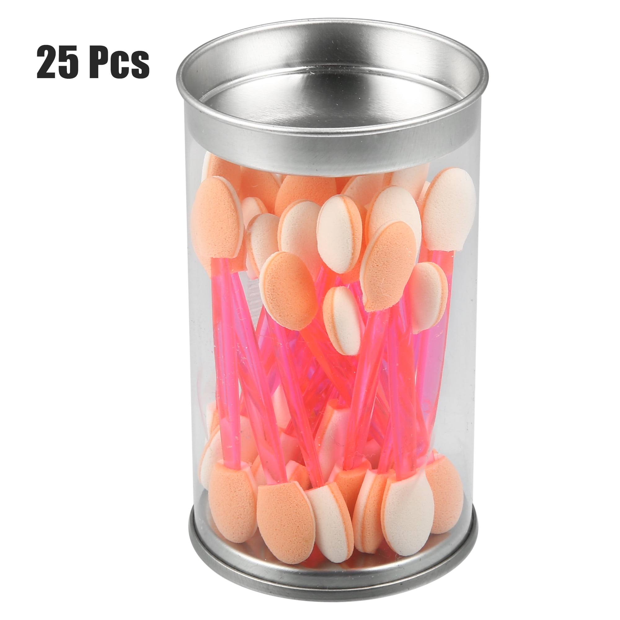 Unique Bargains 25 Pcs Dual Sides Eye Shadow Sponge Applicators
