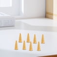 thumbnail image 4 of 10Pcs Golden Resin Unicorn Horn Decorations for Party DIY Headband Hair Clips Accessories, 4 of 8
