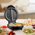 thumbnail image 6 of Dual-Zone Electric Omelette Maker, Electric Omelette Maker Nonstick with Indicator Lights, Compact Countertop Egg Maker with Cool-Touch Handle & Stable Base, Easy Breakfast Cooking (1PC), 6 of 7