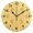 Black, variant on Yellow Chick Wall Clock 10in Round Artistic Oil Painting Home Decor Desk Table Clock