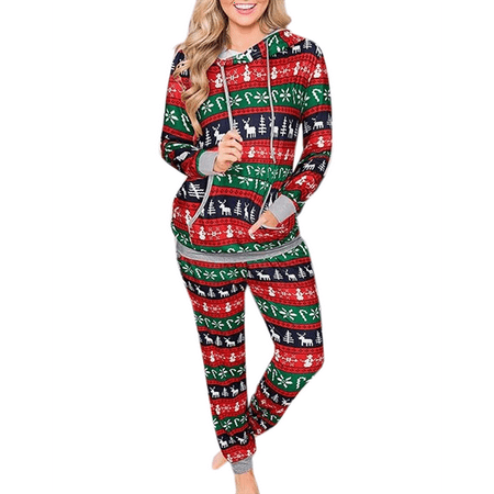 

Women s Pajama Set Long Sleeve Crew Neck Top and Pants Casual Wear Loose Solid Color Casual
