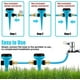 thumbnail image 4 of Sistema de riego de césped con rotación de 360 ​​grados, aspersor de césped para jardín, aspersor de jardín ajustable para patio, césped para jardín al aire libre, 4 of 5