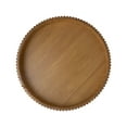 thumbnail image 5 of Better Homes & Gardens Ribbed Wood Decorative Tray, Honey Finish, 16.4", 5 of 7