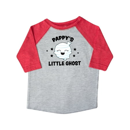 

Inktastic Cute Pappy s Little Ghost with Stars Gift Toddler Toddler Girl T-Shirt