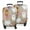 Pomeranian Dog And, variant on Paw Prints and Bones Luggage Cover Fashion Suitcase Cover Baggage Covers Fit 25-28 Inch Luggage (Go Travel)