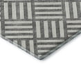 thumbnail image 4 of Addison Rugs Mayfield Washable Transitional Squares Charcoal Rectangle Rug, 1'8" x 2'6", 4 of 5