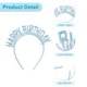 thumbnail image 5 of Accesorios Únicos Diadema de Cumpleaños Corona de Cumpleaños Diadema de Cumpleaños para Mujer Adulto Diadema de Cumpleaños Feliz para Niñas Azul, 5 of 7