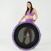 JumpSport 350 PRO Fitness Trampoline, Cardio Workout Equipment, 39 Inch, Purple