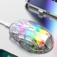 thumbnail image 4 of Gaming Mouse, 2.4G Cordless Wired bt 3 Mode PC Gaming Mouse with RGB Lights, 5 Adjustable DPI Game Mouse for  for PC Tablet, 4 of 7