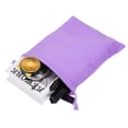 thumbnail image 3 of Uxcell Reusable Drawstring Bags, 10x12.6" 3 Pack Multipurpose Storage Pouch, Purple, 3 of 6