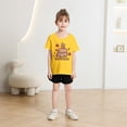 thumbnail image 2 of Trendfront Girls Capybara Graphic Tee Crewneck Short Sleeve Cute Animal Print Shirt Summer Casual Playwear T-Shirt Everyday Fashion Tops, 2 of 4