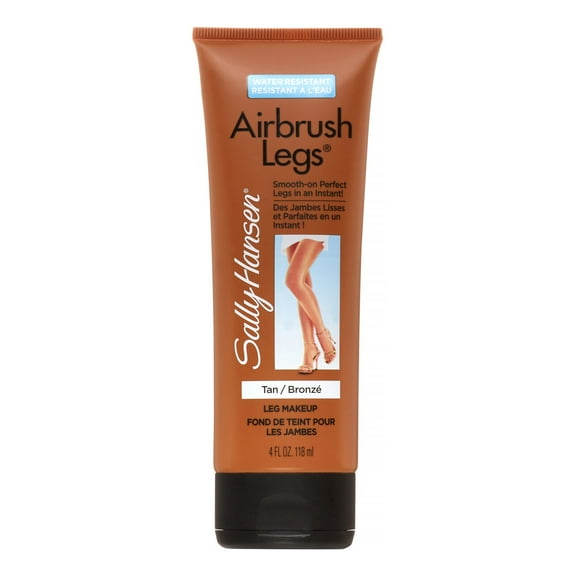 Sally Hansen Airbrush Legs Leg Makeup Spray, Tan Glow, 4 oz, Airbrush Leg Spray, Cover Freckles, Veins, and Imperfections, Water and Transfer-Resistant
