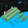 thumbnail image 4 of Connecteur de Bornier de PLC, IDC34P 34Pin Tête Mâle PLC Breakout Board DIN Rail Monter Interface Module Esthétique Élégant, 4 of 12