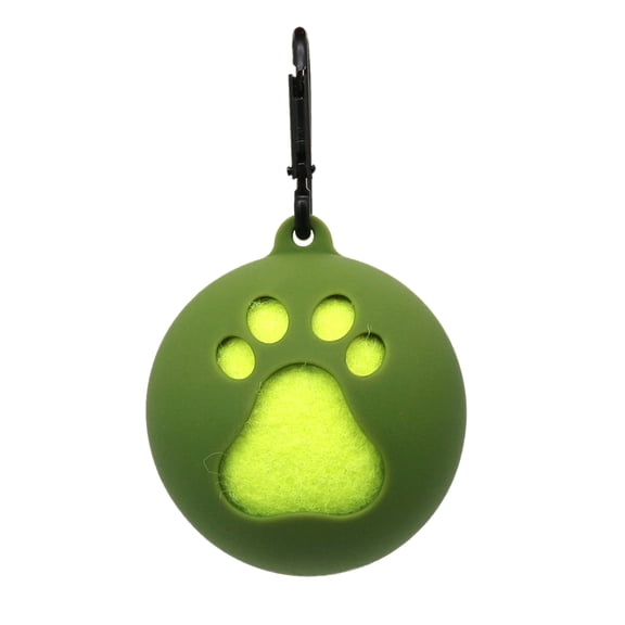 FEAMOS Tennis Ball Holder With Dog Leash Attachment Pet Ball Cover Holder Portable Tennis Ball Clip
