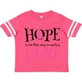 thumbnail image 3 of Inktastic Breast Cancer Hope Quote Girls Toddler T-Shirt, 3 of 5