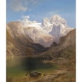 thumbnail image 3 of Anton Hansch 20x23 Black Modern Framed Museum Art Print Titled - View from the Gosausee to the Dachstein, 3 of 5