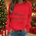 thumbnail image 2 of Winter Saving Talove Long Sleeve Shirts for Women Funny Graphic Sweatshirt Fall Fashion Must Haves Basic Tees Fall Clothes 2025 Fashion Womens Tops Casual Dressy Christmas Shirts, 2 of 4