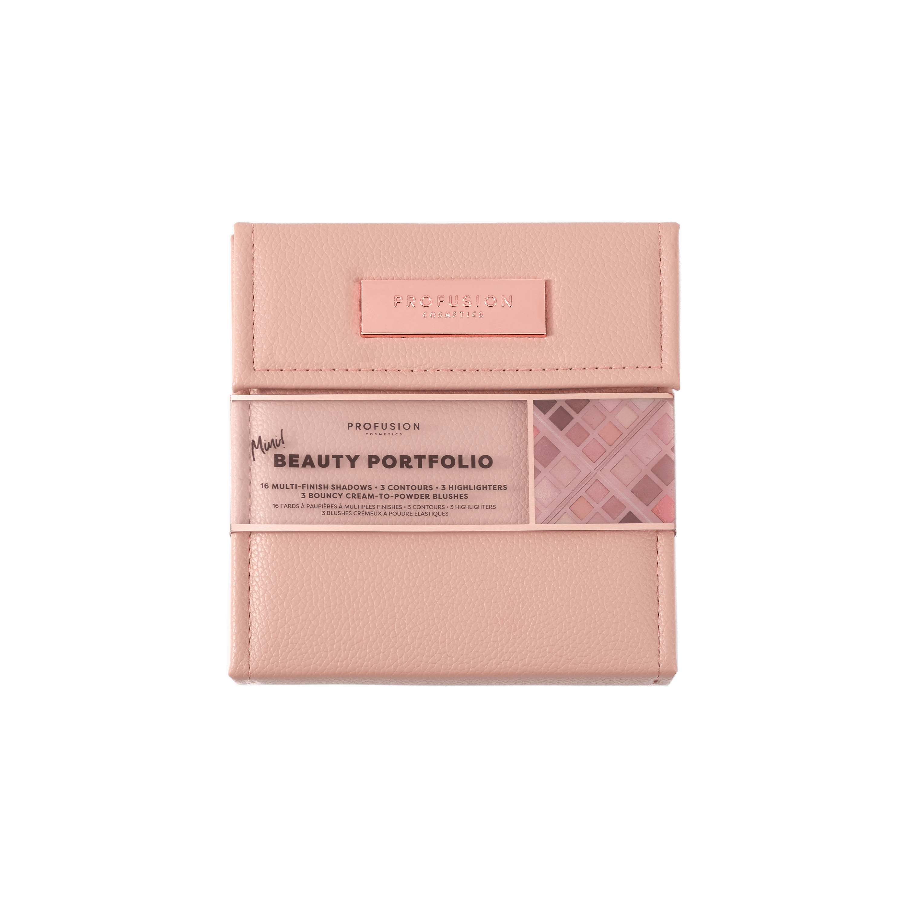 Profusion Cosmetics Mini Beauty Portfolio 25 Shade Face, Eye, and Lip Beauty Kit