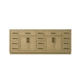 thumbnail image 5 of Elegant Kitchen and Bath Alden 84 inch Double Bathroom Vanity in Honey Brown, 5 of 10