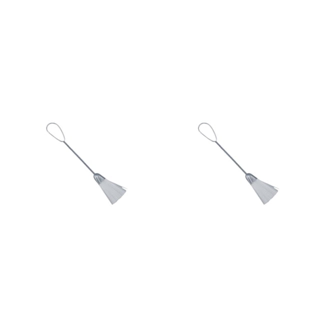 Matsuzay Cepillo de limpieza para máquina de coser de Metal, repuesto portátil para ratón, botella, cepillos, plumero, herramienta para cabeza única 2Conjunto
